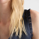 Embroidered silk organza dress