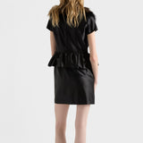 Duchesse silk mini-dress