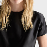 Duchesse silk mini-dress