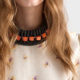 Long floral print silk and wool dress