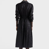 Floral jacquard dress