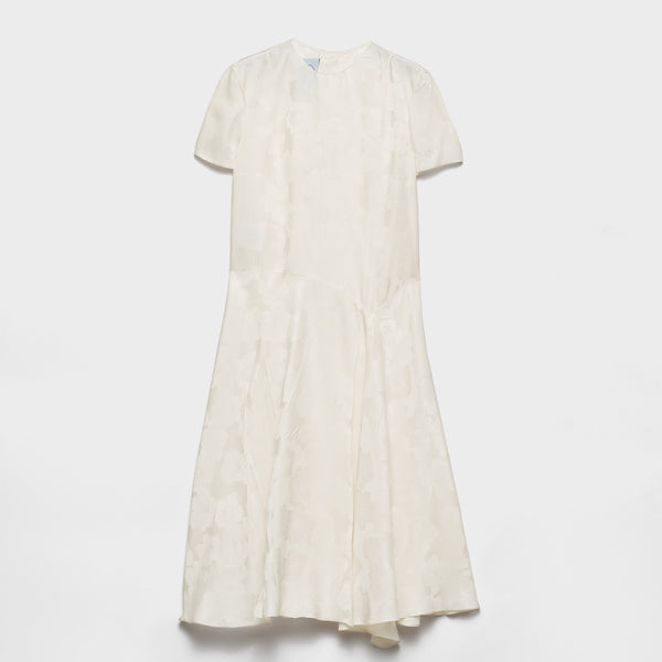 Floral jacquard dress