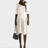 Floral jacquard dress