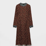 Printed georgette dress