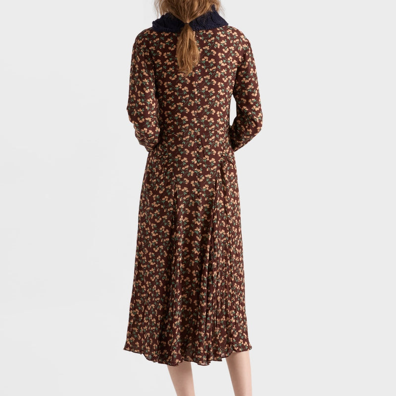 Printed georgette dress