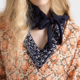 Printed georgette dress