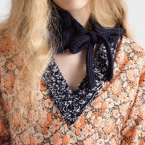 Printed georgette dress