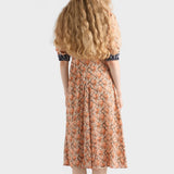 Printed georgette dress