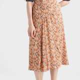 Printed georgette dress