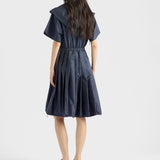 Light Re-Nylon midi-dress