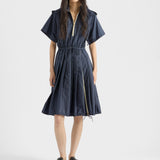 Light Re-Nylon midi-dress