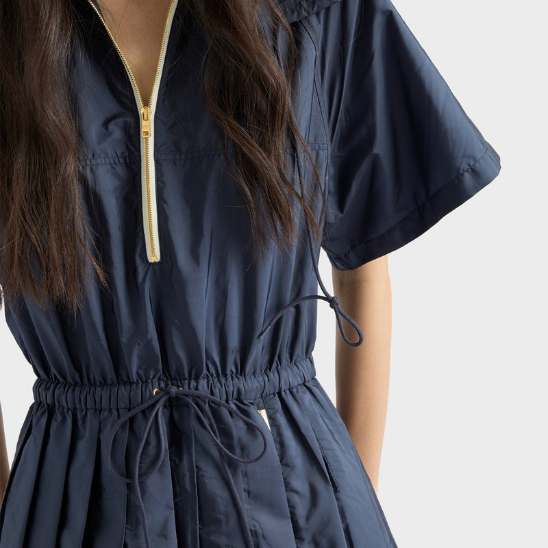 Light Re-Nylon midi-dress