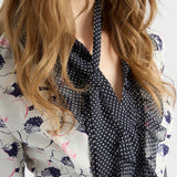 Printed georgette dress