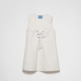 Old satin mini-dress