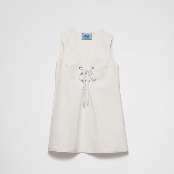 Old satin mini-dress