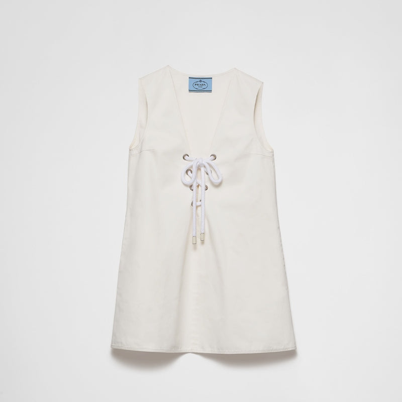 Old satin mini-dress