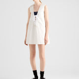 Old satin mini-dress