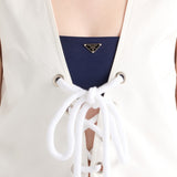 Old satin mini-dress