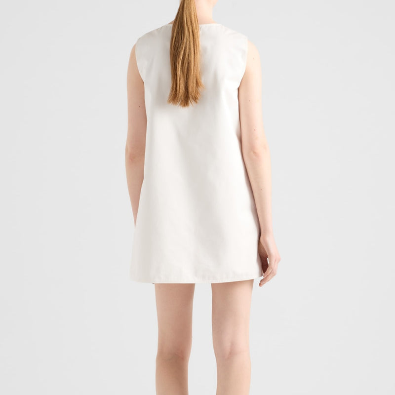 Old satin mini-dress