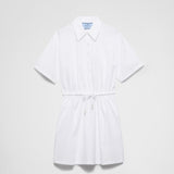 Poplin mini-dress
