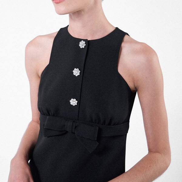 Sablè compact mini-dress