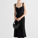 Embroidered cady dress