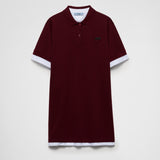 Piqué and jersey dress