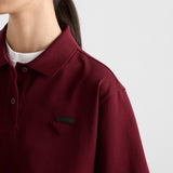 Piqué and jersey dress