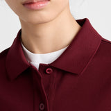 Piqué and jersey dress