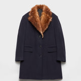 Single-breasted cloth coat