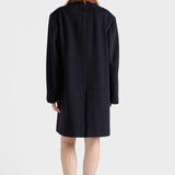 Single-breasted cloth coat