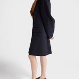 Single-breasted cloth coat