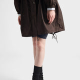 Re-Nylon raincoat