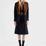 Single-breasted rush stitch jacket