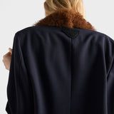 Single-breasted rush stitch jacket