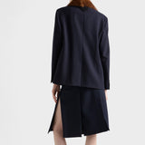 Single-breasted rush stitch jacket