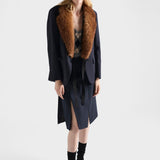 Single-breasted rush stitch jacket