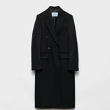 Double-breasted cashmere coat