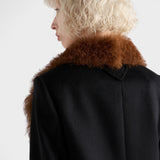 Double-breasted cashmere coat