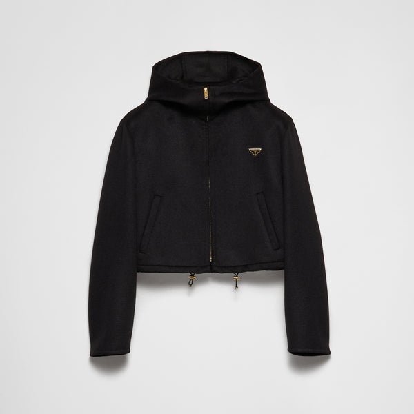 Lightweight cashgora blouson jacket