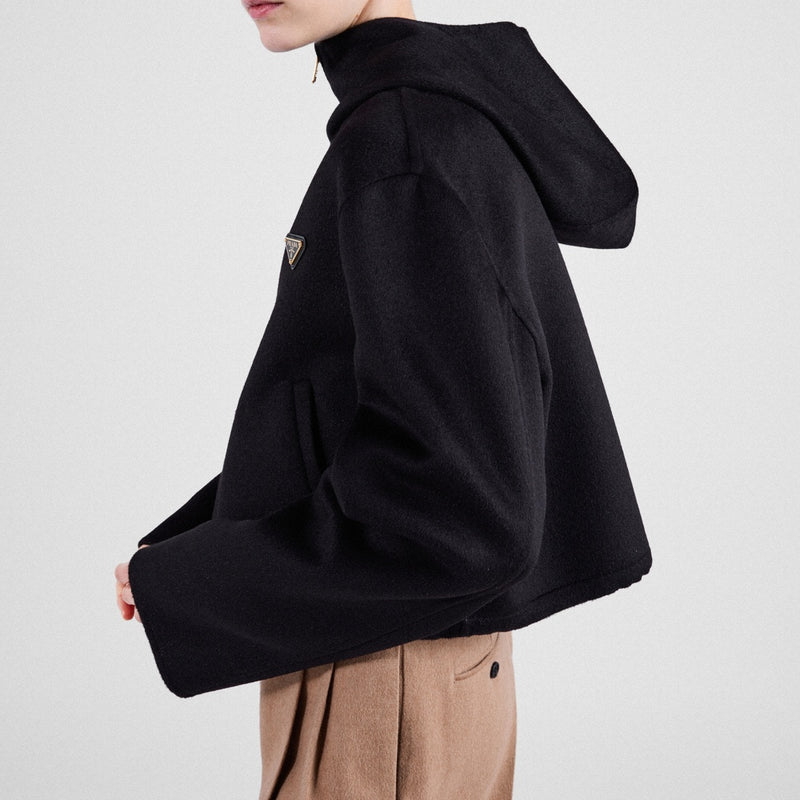 Lightweight cashgora blouson jacket