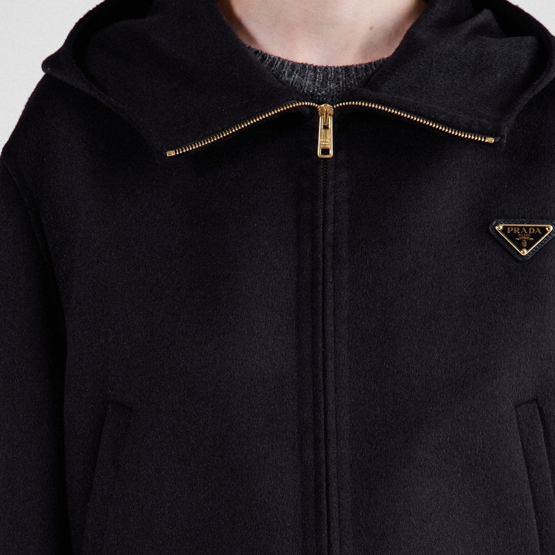 Lightweight cashgora blouson jacket