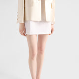 Single-breasted silk and wool jacket