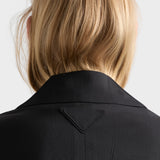 Single-breasted jacket in superfine wool