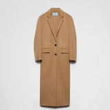 Long cashgora coat