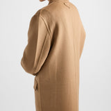 Long cashgora coat