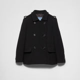 Double-breasted natté jacket