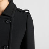 Double-breasted natté jacket