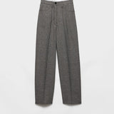 Prince of Wales check mouliné wool pants