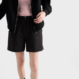 Reversible cotton jersey and Re-Nylon shorts